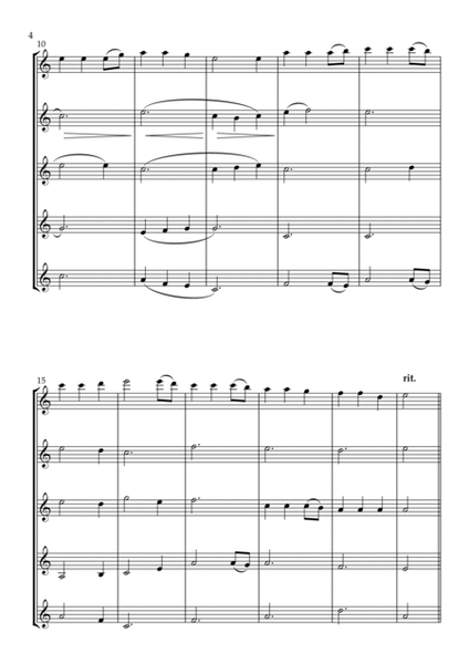 Clarinet Quintet - Normandy Carol image number null