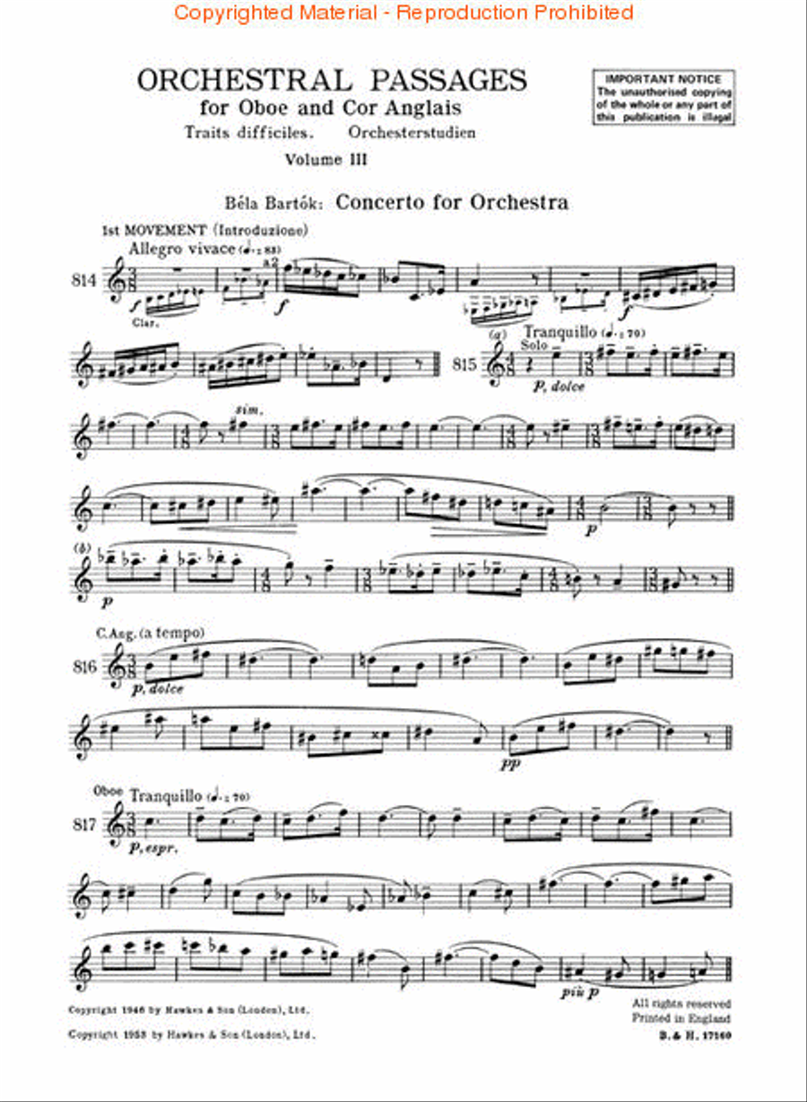 Difficult Passages – Volume 3 English Horn scores gallery preview page 2