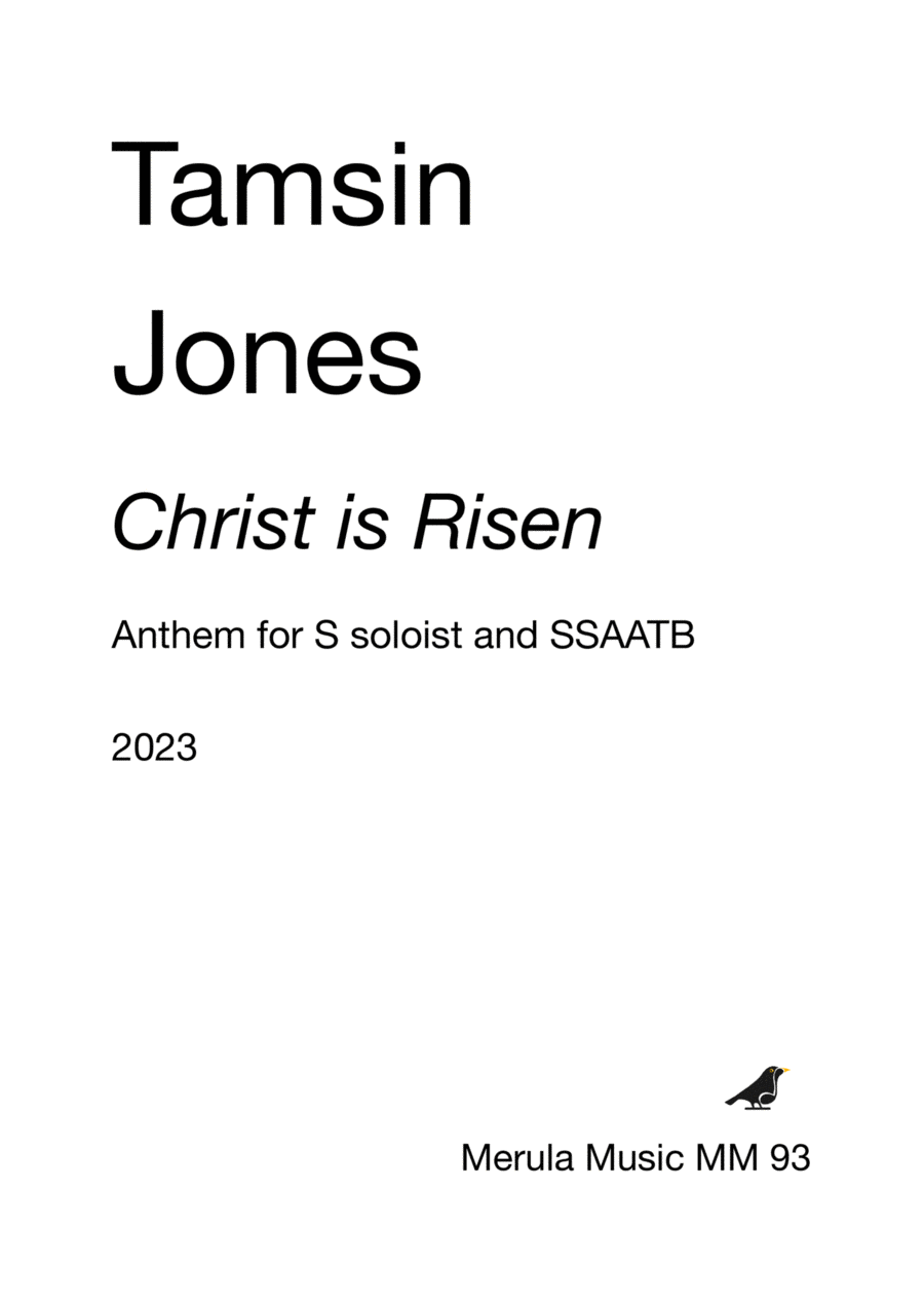 Christ is Risen Divisi - Digital Sheet Music