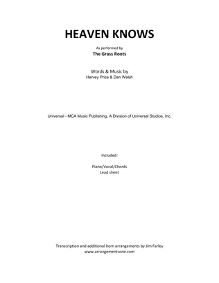 Book cover for Heaven Knows