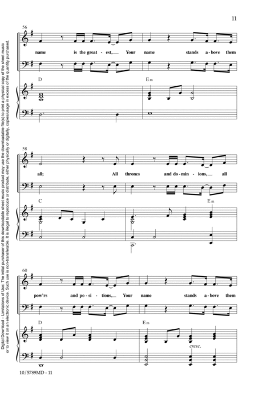 Holy Forever 4-Part scores gallery preview page 11