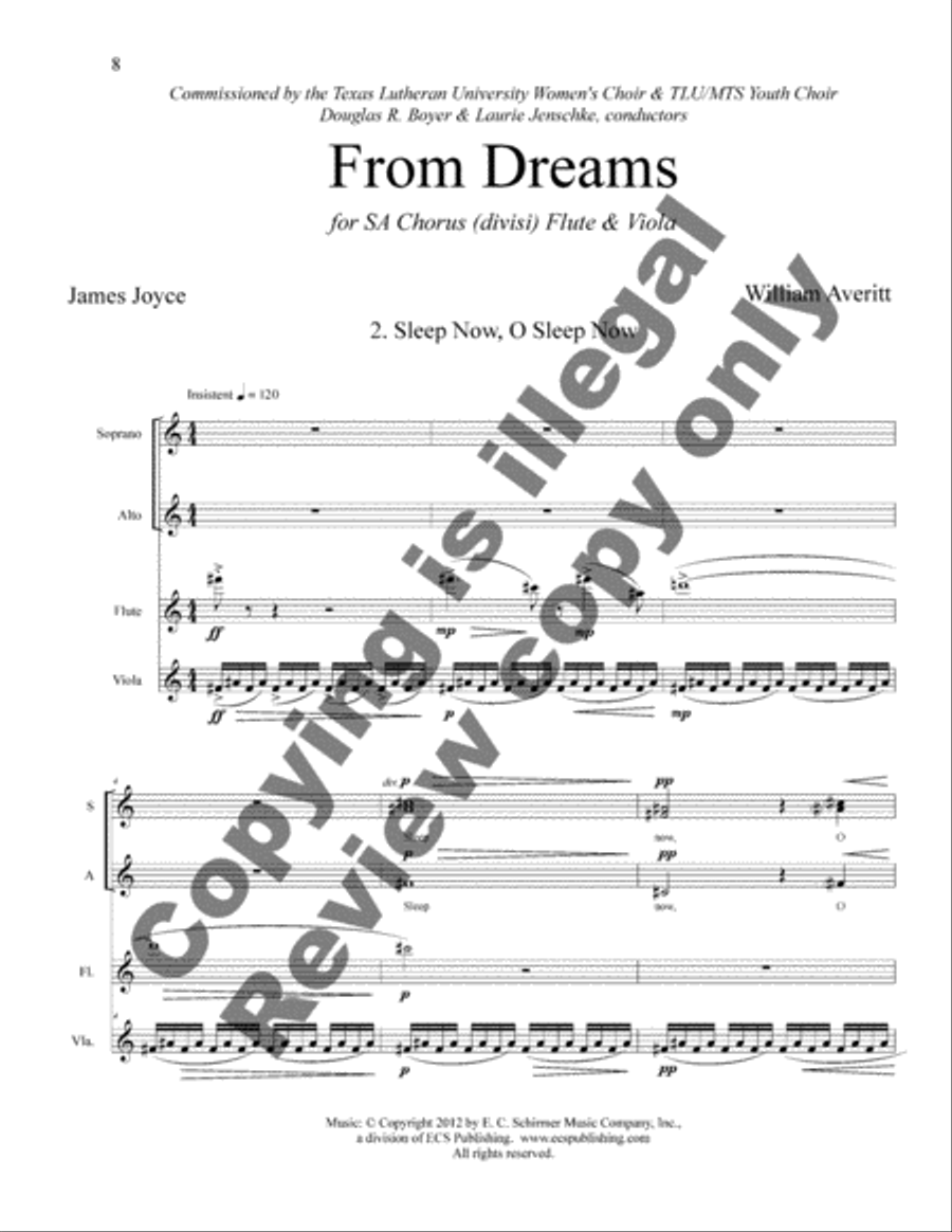 From Dreams From Dreams SA scores gallery preview page 4