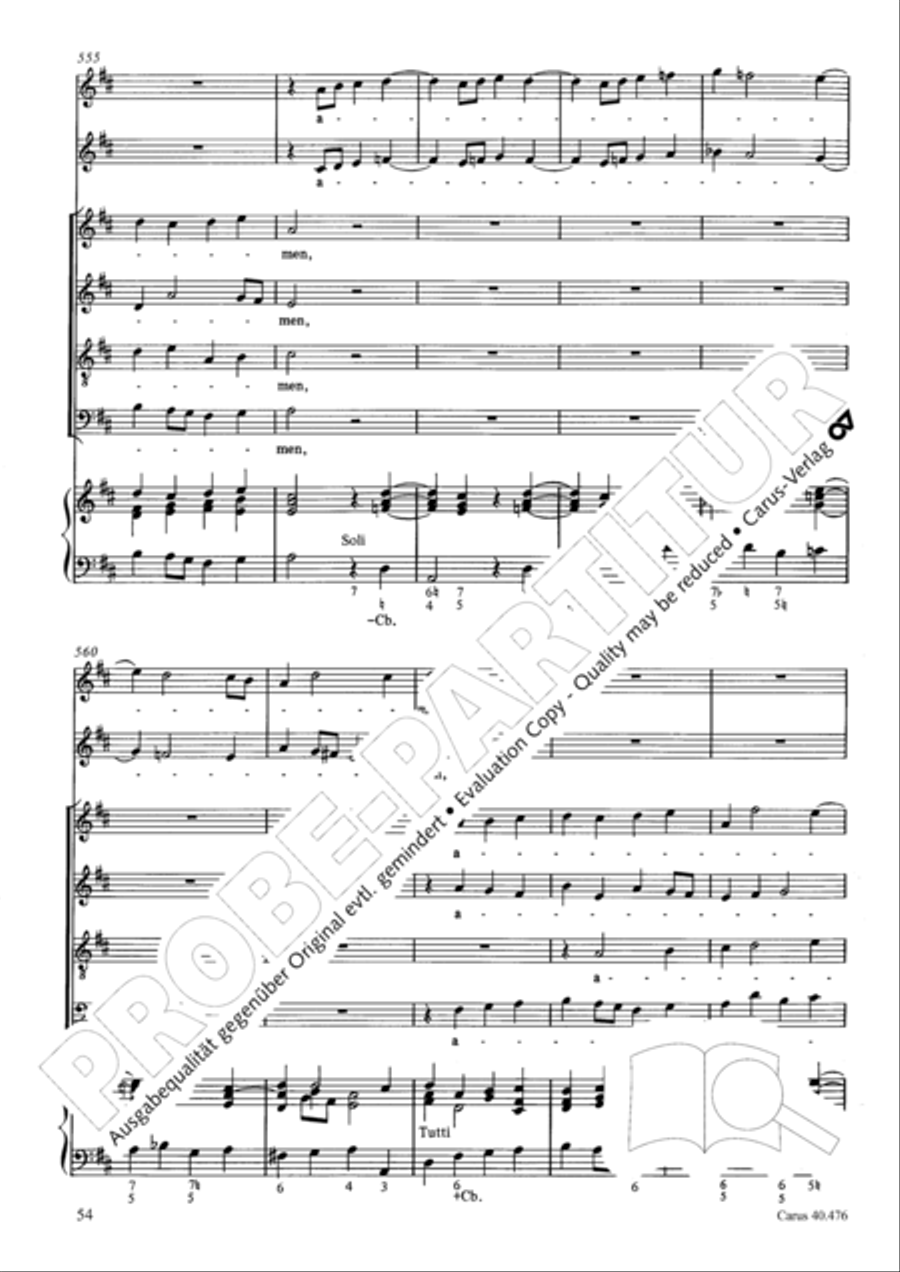 Psalm 121 (Laetatus sum) SA scores gallery preview page 55