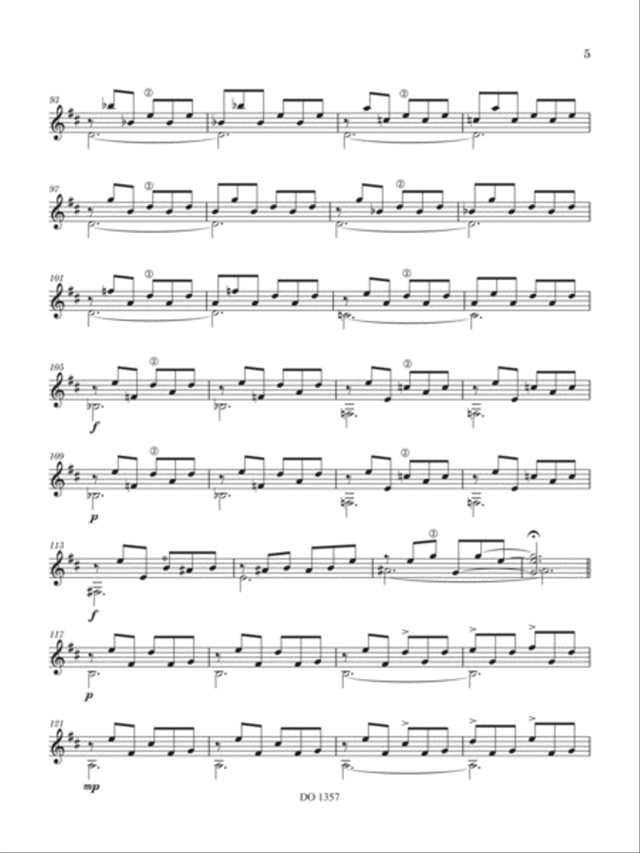 Sonata de Angostura Classical Guitar scores gallery preview page 6