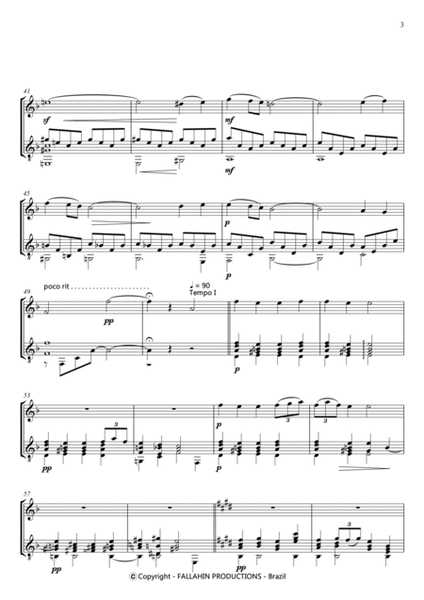 RÊVERIE - CLAUDE DEBUSSY - FOR FLUTE AND GUITAR image number null