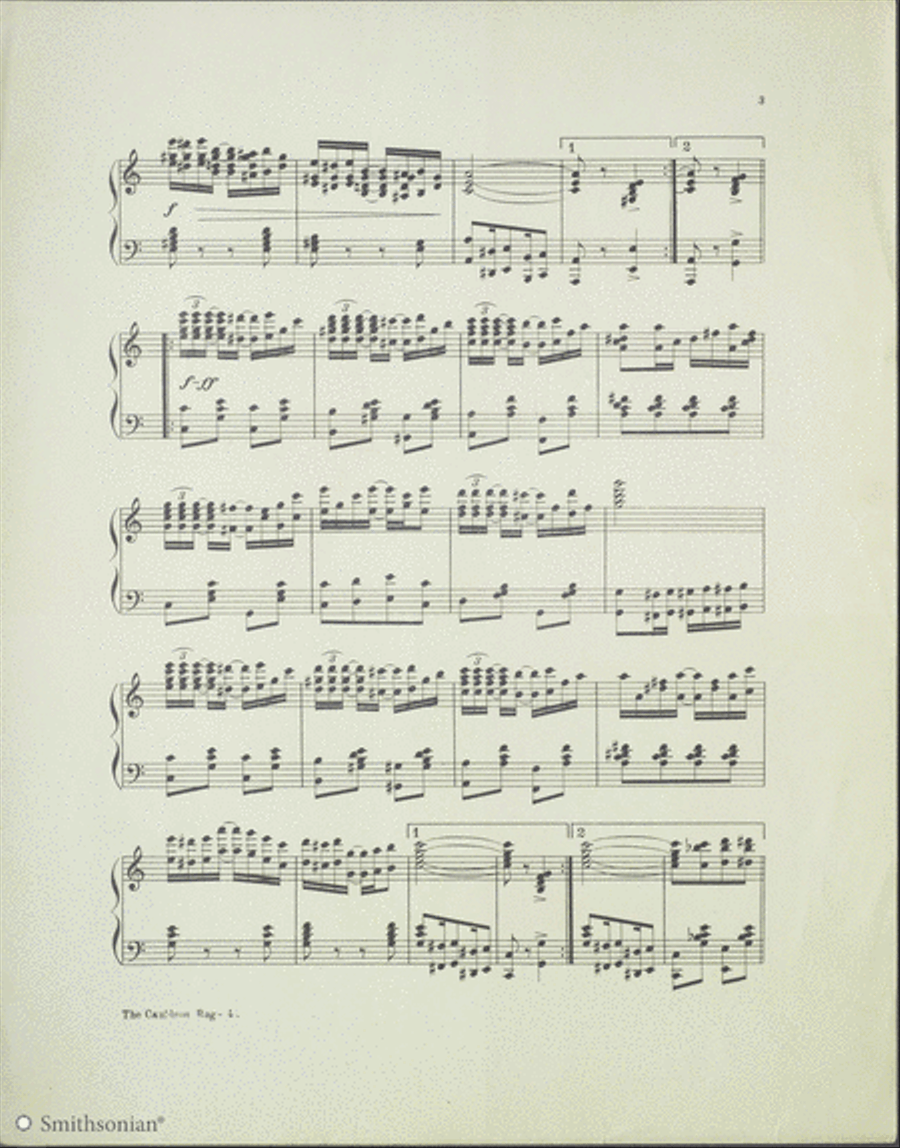 The Cauldron Rag Piano Solo scores gallery preview page 3