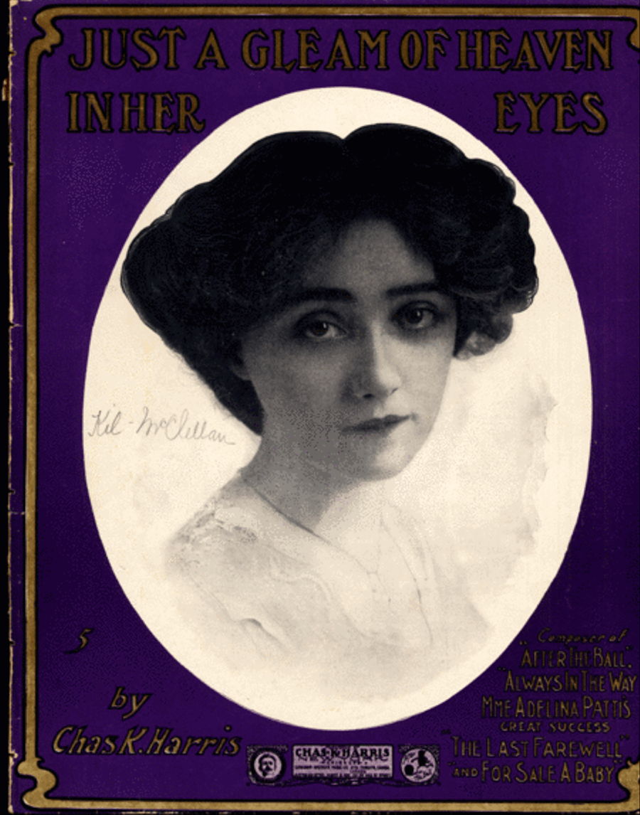 Just a Gleam of Heaven in Her Eyes Voice scores gallery preview page 1