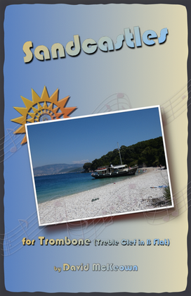 Book cover for Sandcastles for Trombone (Treble Clef in B Flat) Duet