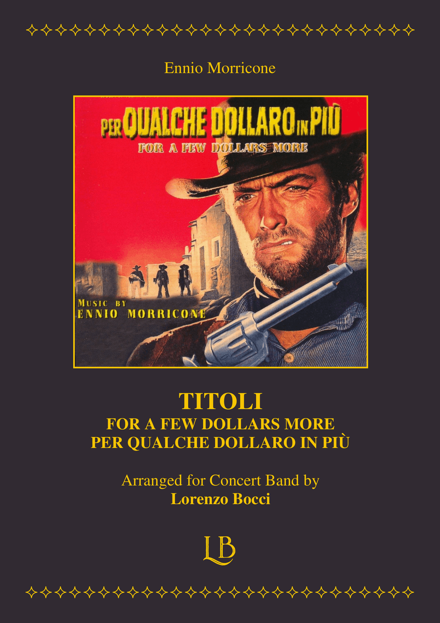 For A Few Dollars More Concert Band scores gallery preview page 1