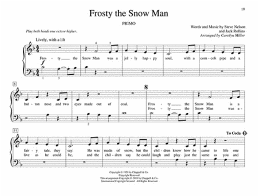 First Christmas Duets Easy Piano scores gallery preview page 4