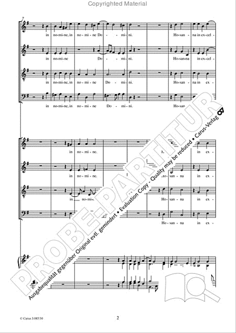 Sanctus - Benedictus Sanctus - Benedictus 4-Part scores gallery preview page 3