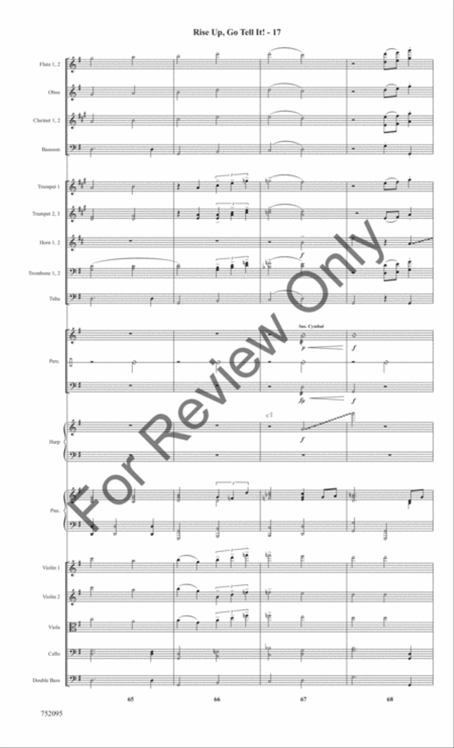 Rise Up, Go Tell It! Rise Up, Go Tell It! Full Orchestra scores gallery preview page 20