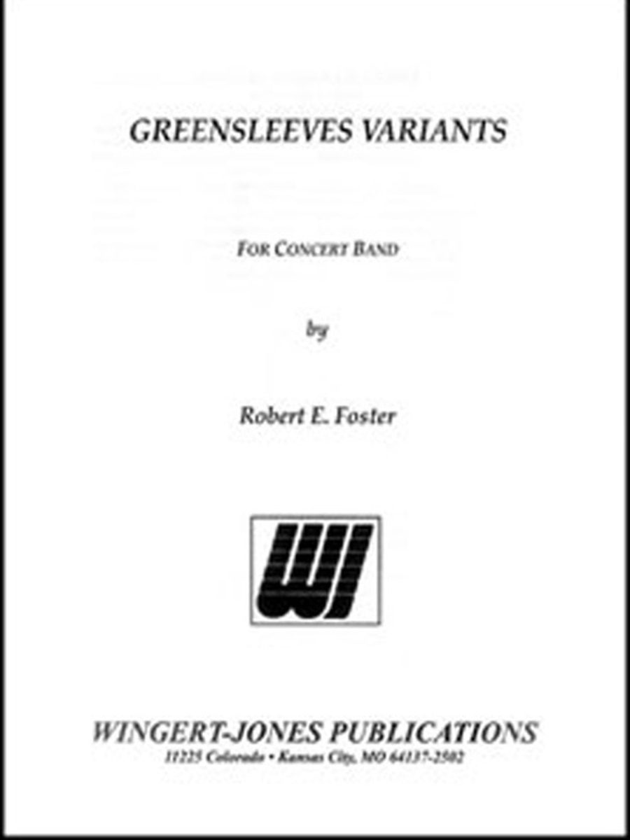 Greensleeves Variants (Score) Concert Band scores gallery preview page 1