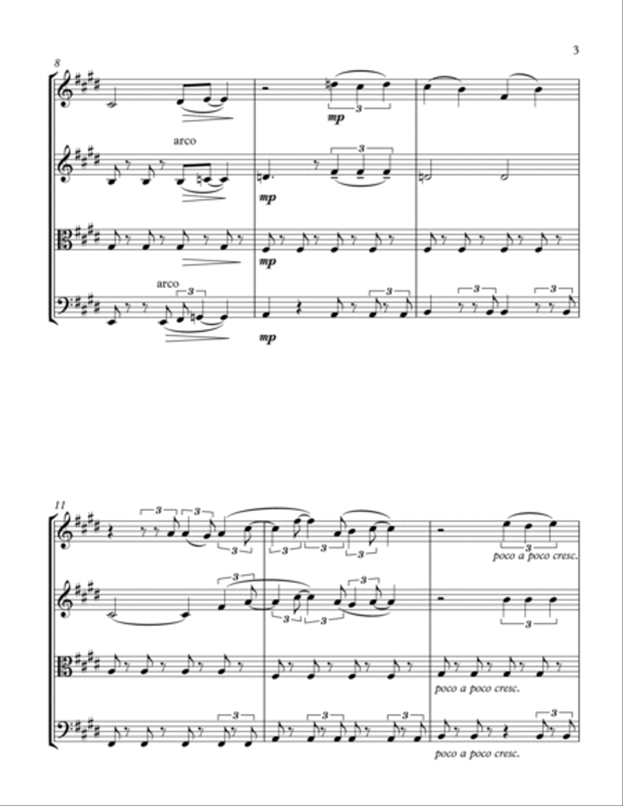 God Only Knows String Quartet scores gallery preview page 4