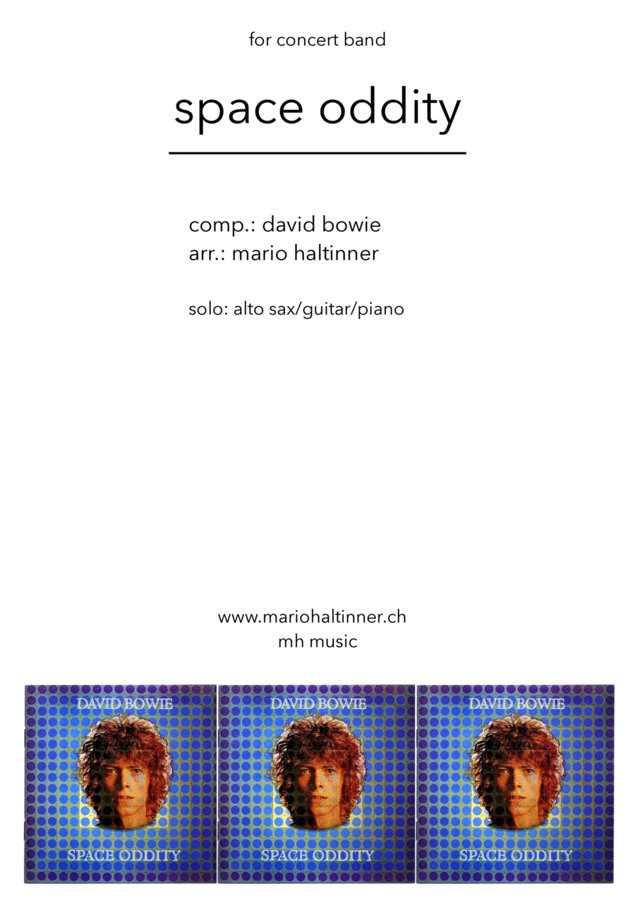 Space Oddity Space Oddity Concert Band scores gallery preview page 1