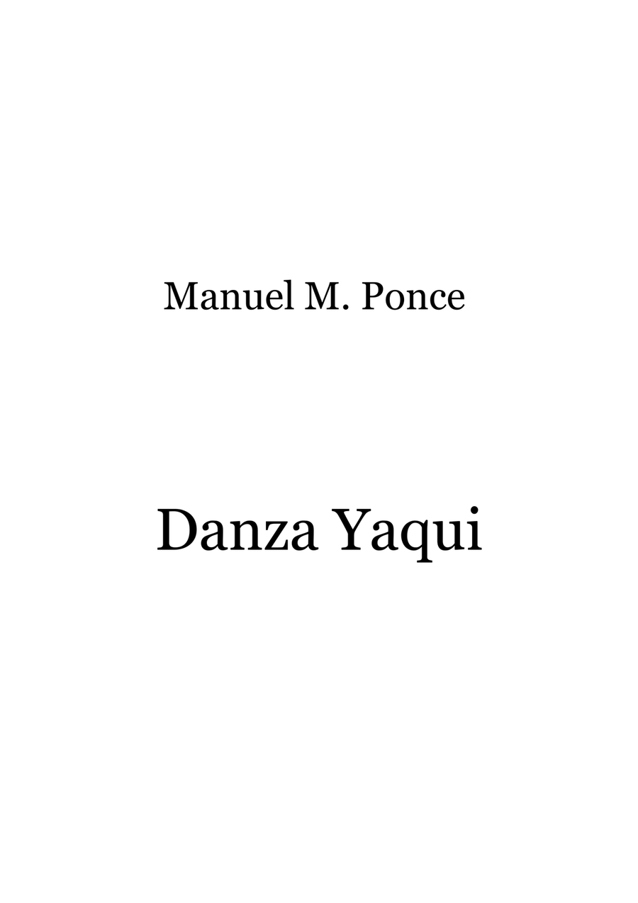 Danza Yaqui Easy Piano scores gallery preview page 1