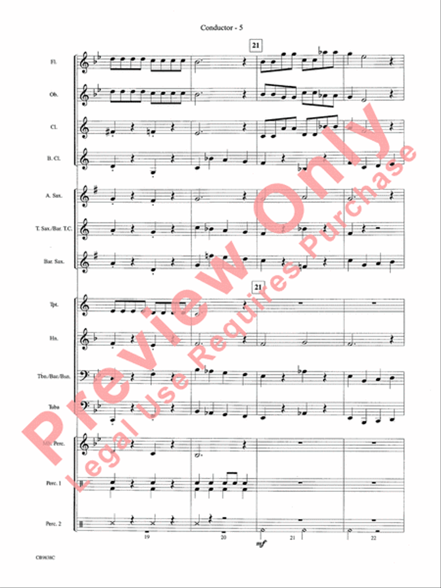Winter Wonderland Winter Wonderland Concert Band scores gallery preview page 7