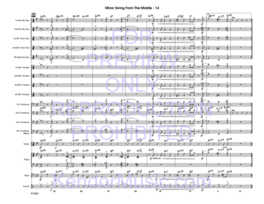 Minor Swing From The Middle (Full Score)