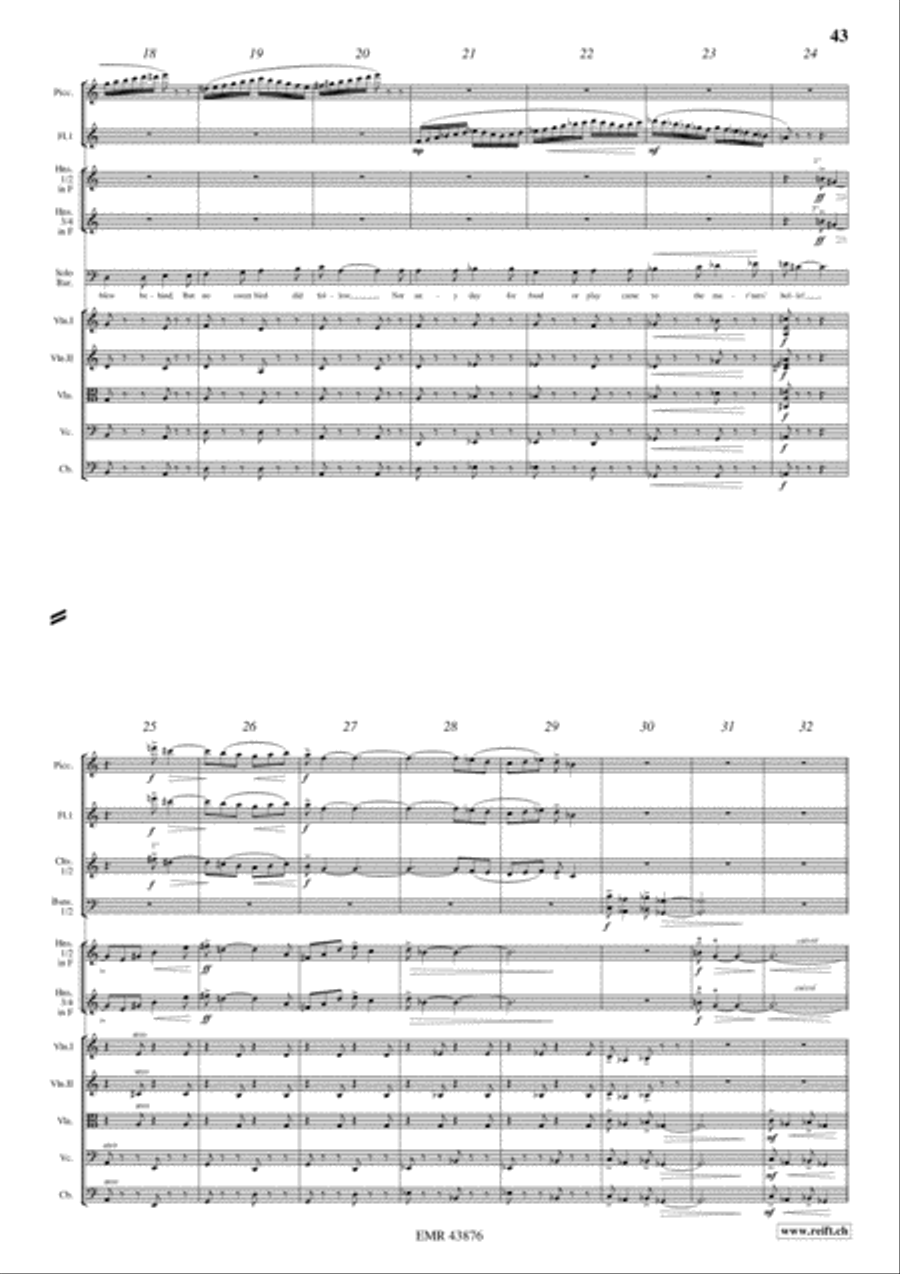 The Rime Of The Ancient Mariner Orchestra scores gallery preview page 13