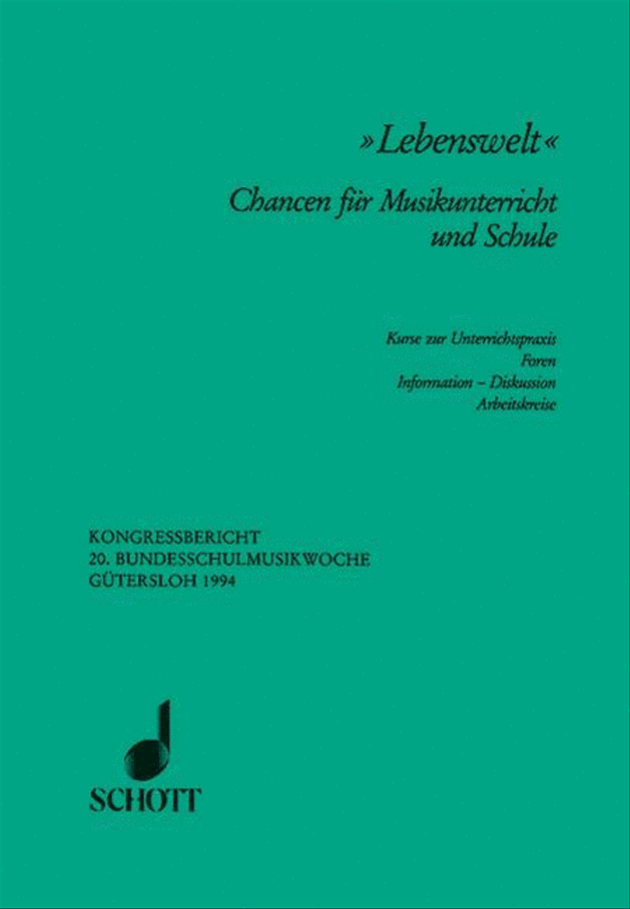 Lebenswelt Musikunterricht Bericht School and Community scores gallery preview page 1