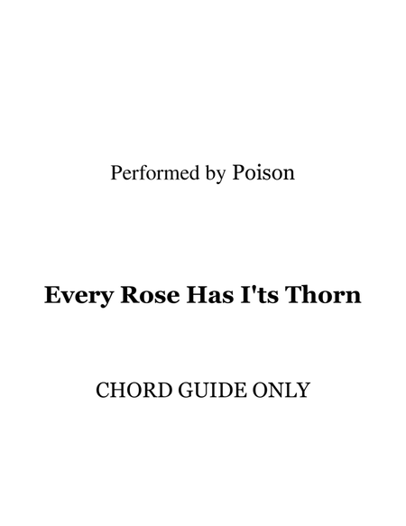 Every Rose Has Its Thorn