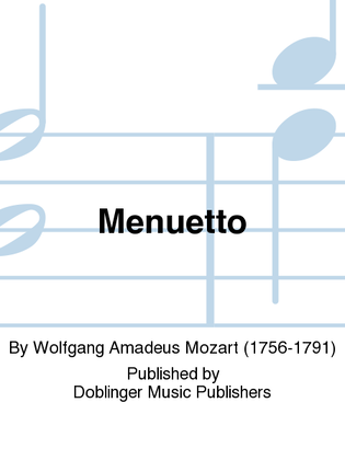 Book cover for Menuetto