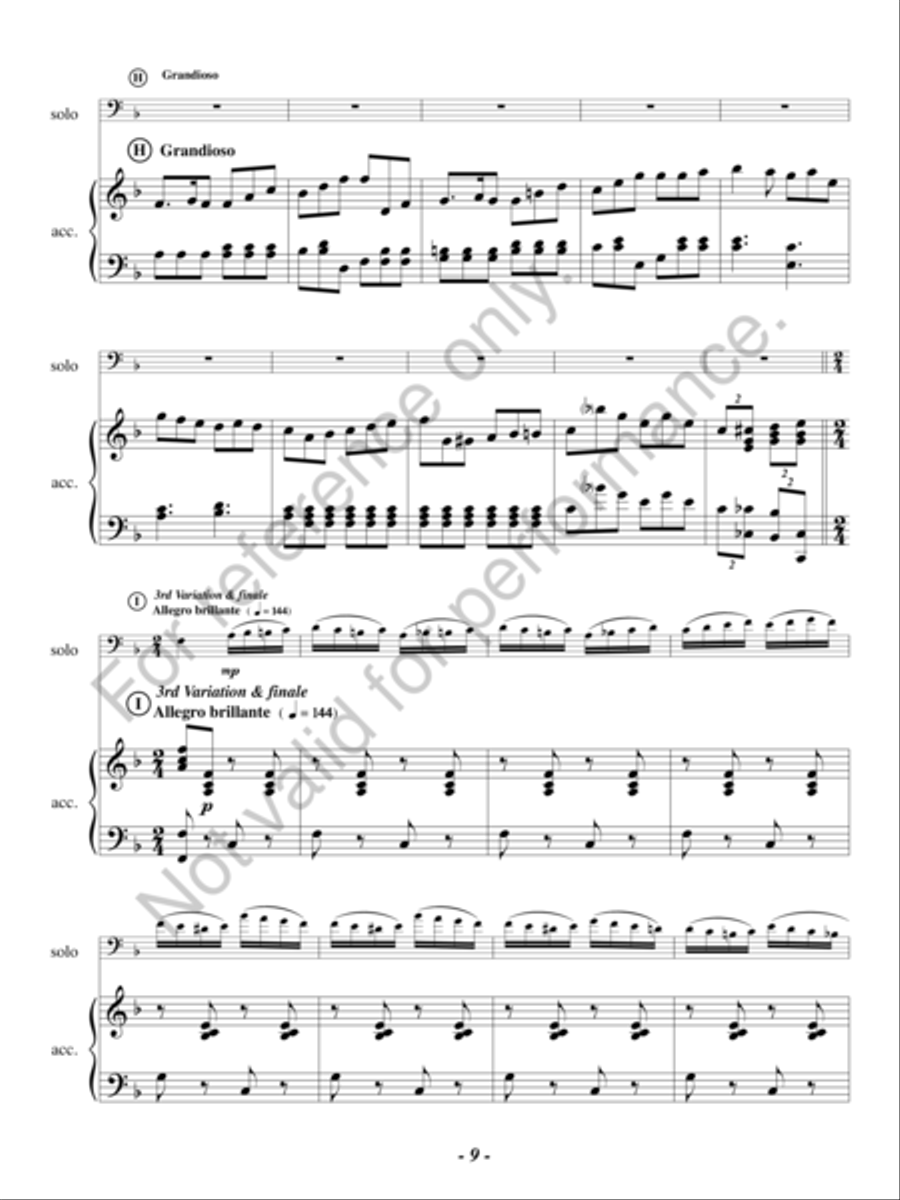 All Those Endearing Young Charms Euphonium scores gallery preview page 8