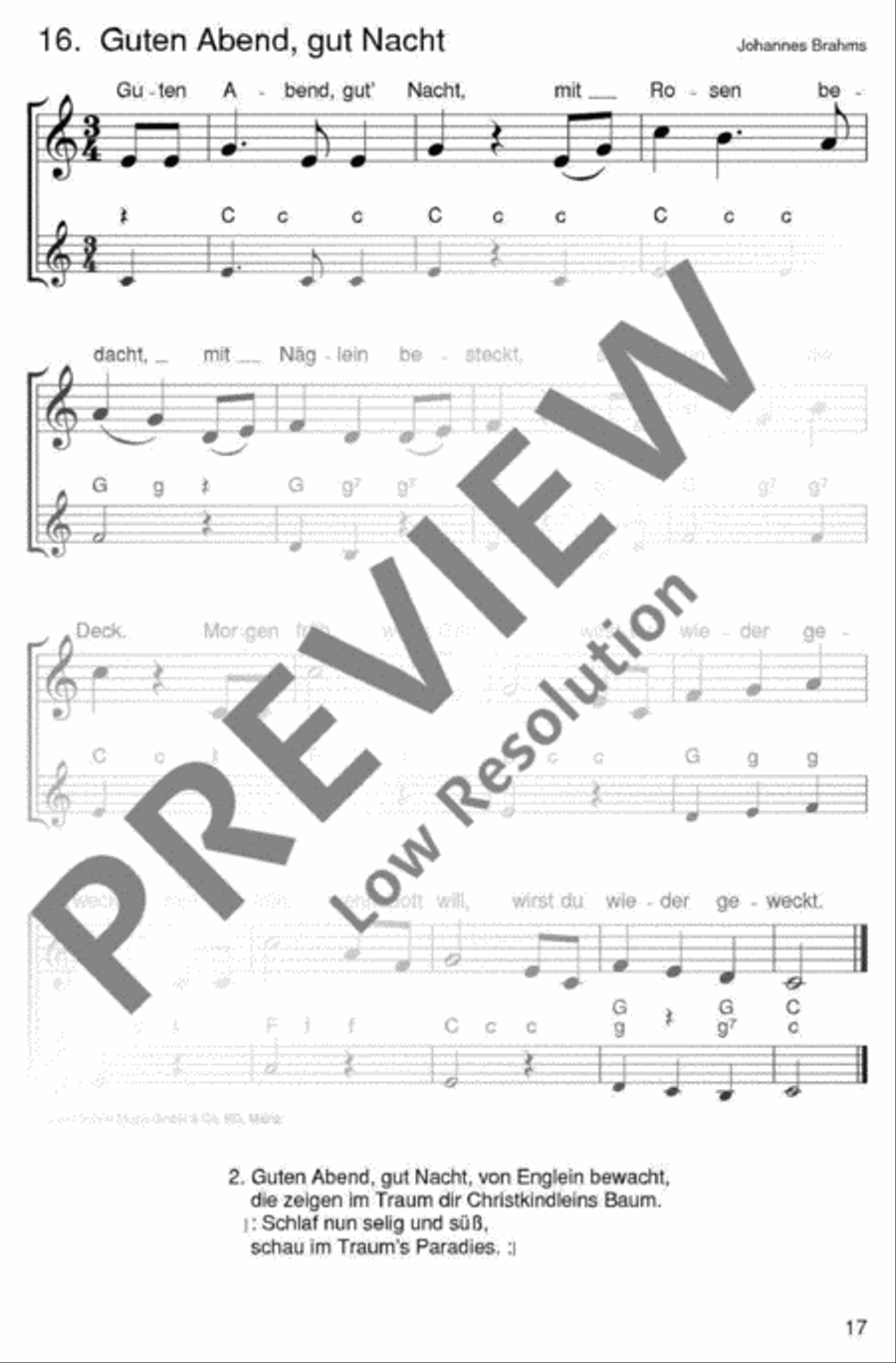 Die schönsten Volks- und Kinderlieder Accordion scores gallery preview page 18