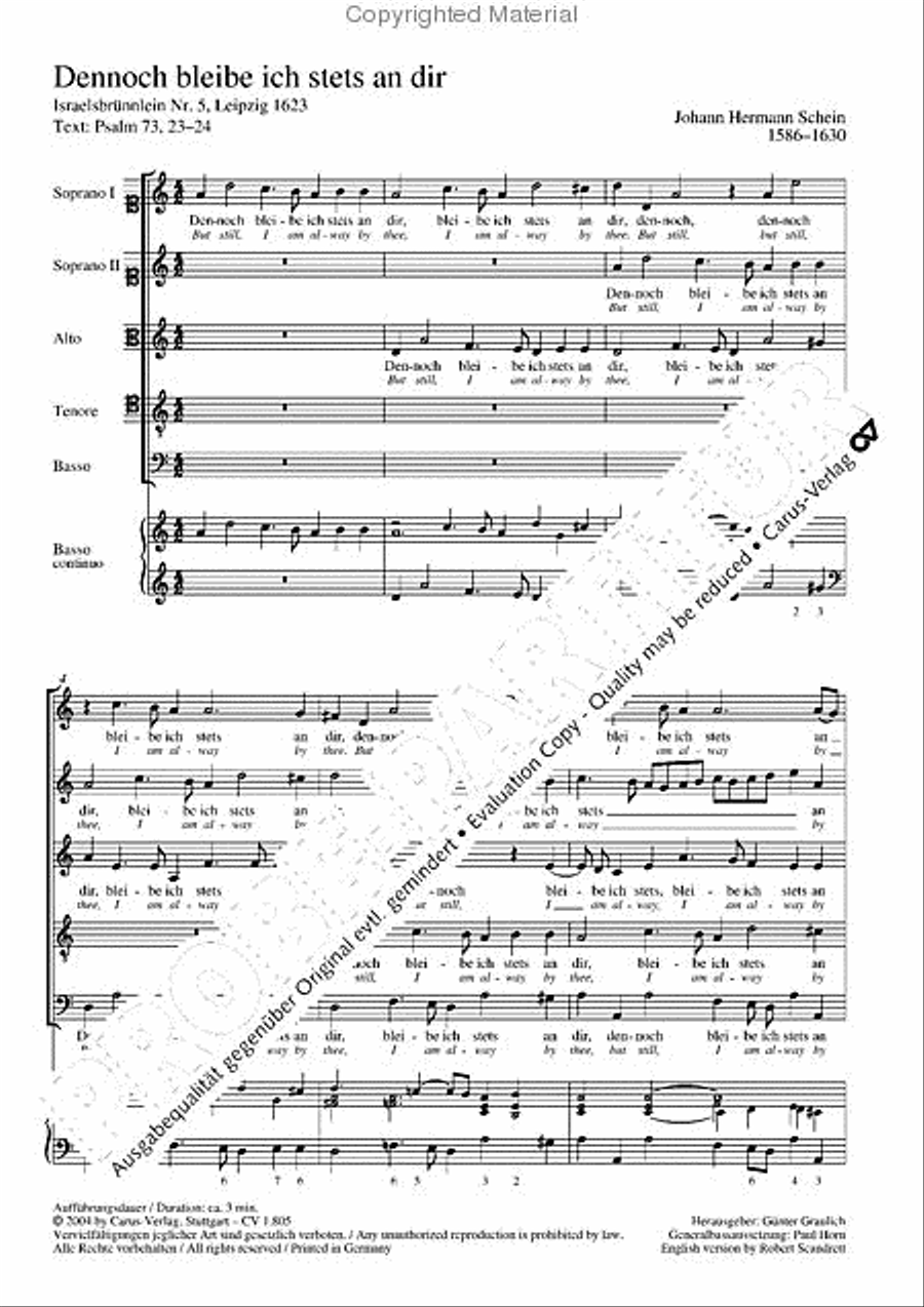 Nevertheless I am continually with thee (Dennoch bleibe ich stets an dir) SSATB scores gallery preview page 2