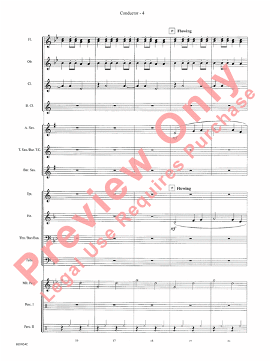 The Sound and the Fury Concert Band scores gallery preview page 7