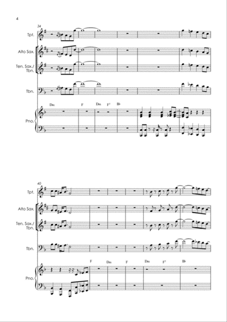 Signed, Sealed, Delivered I'm Yours Tenor Saxophone scores gallery preview page 6