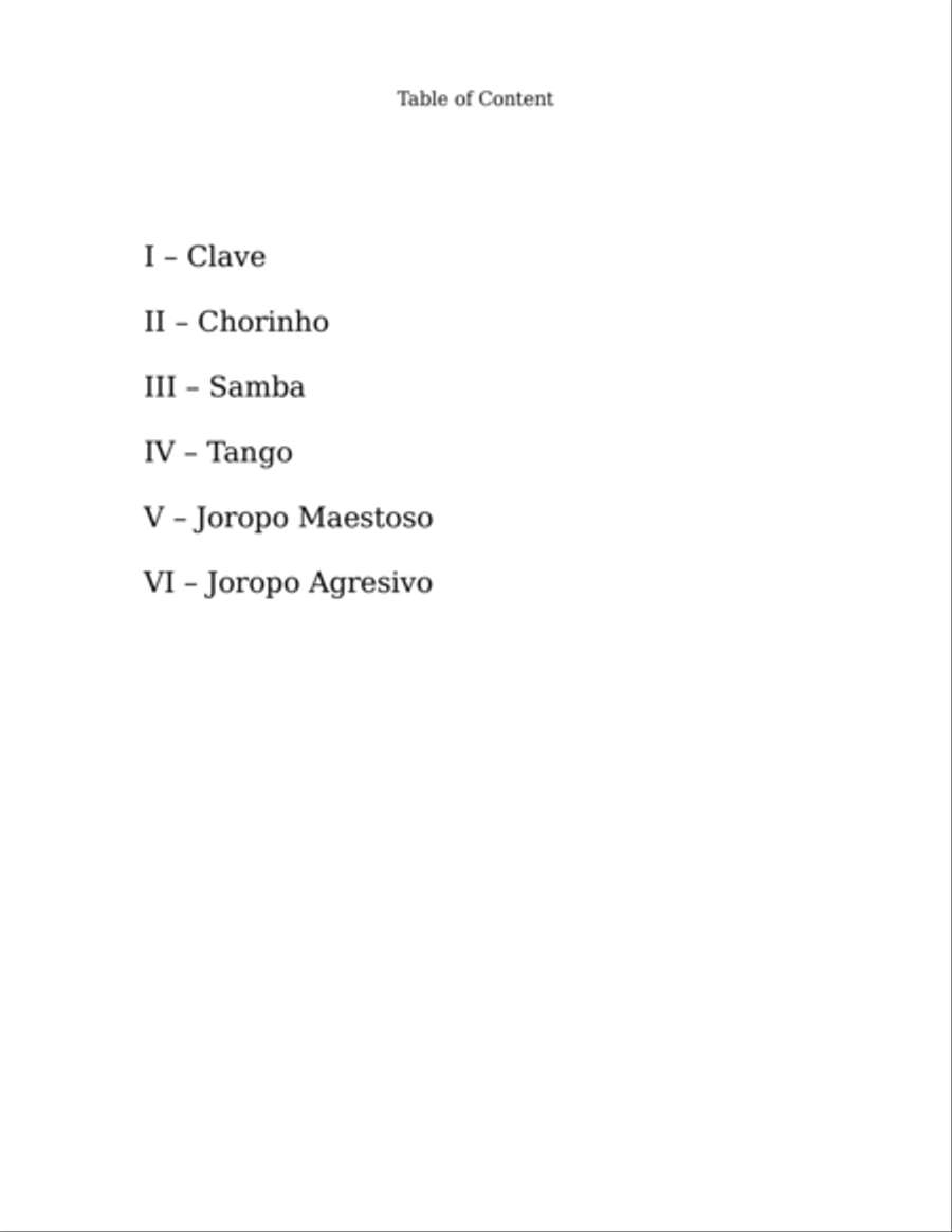 South American Dances Classical Guitar scores gallery preview page 2