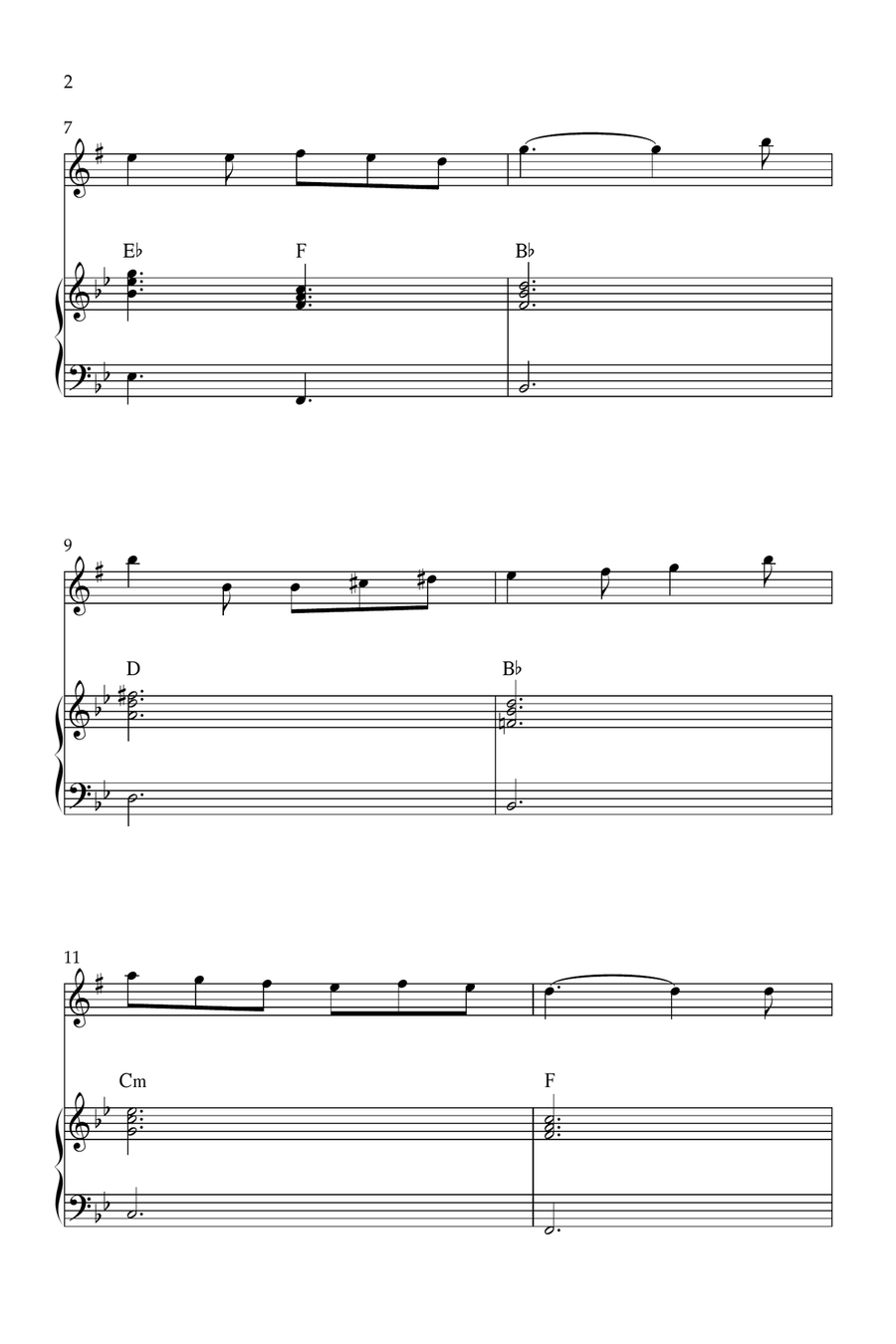 It Came Upon the Midnight Clear Alto Saxophone scores gallery preview page 2