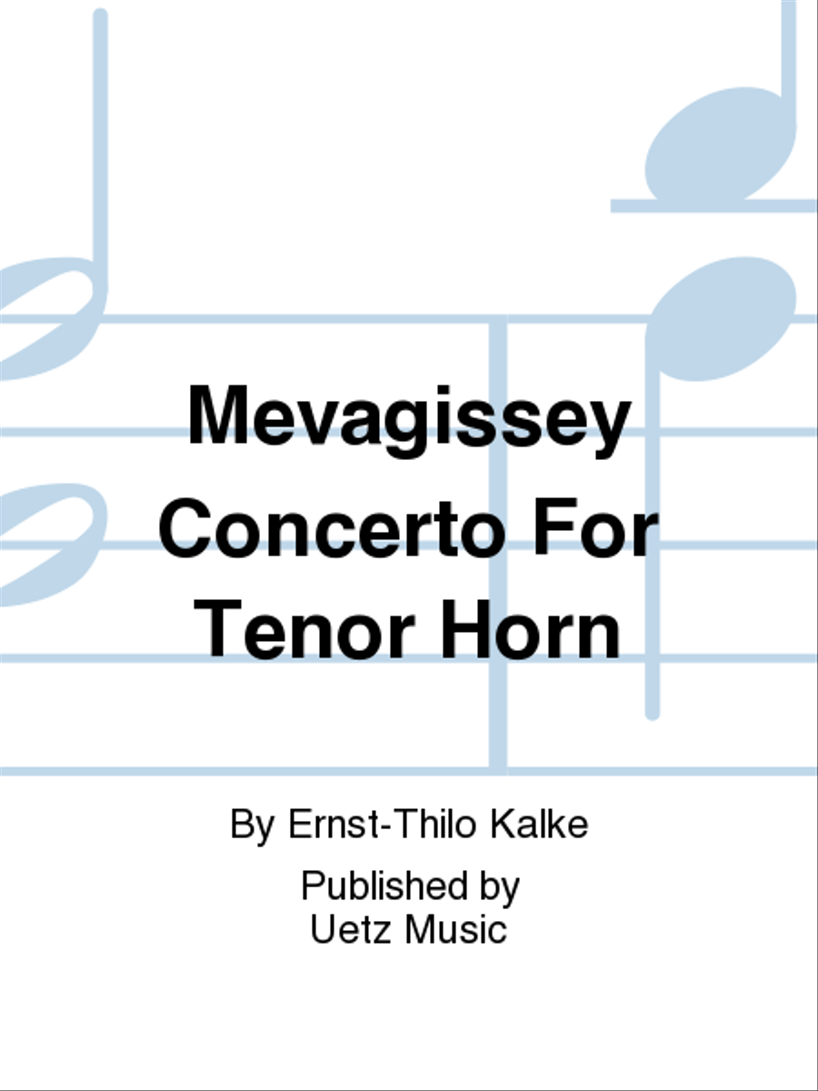 Mevagissey Concerto For Tenor Horn