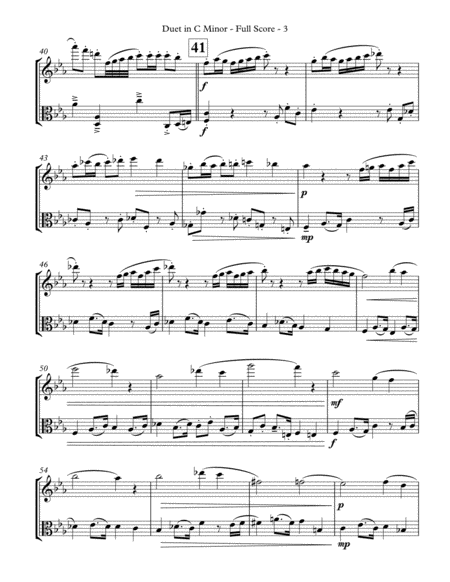 Duet in C Minor for Flute and Viola image number null