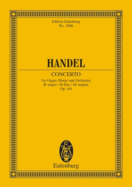 Organ concerto No. 6 B major