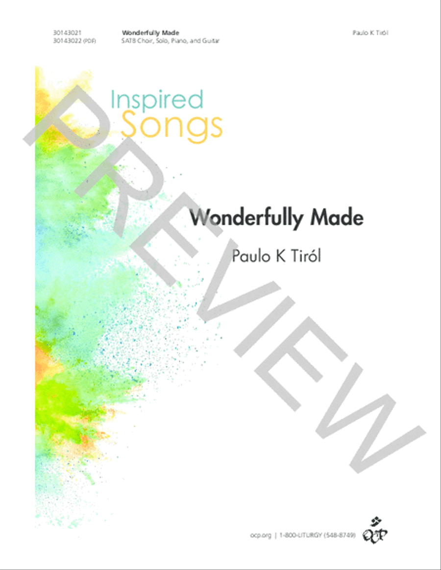 Wonderfully Made 4-Part scores gallery preview page 2