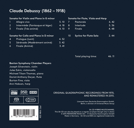 Claude Debussy: Sonatas