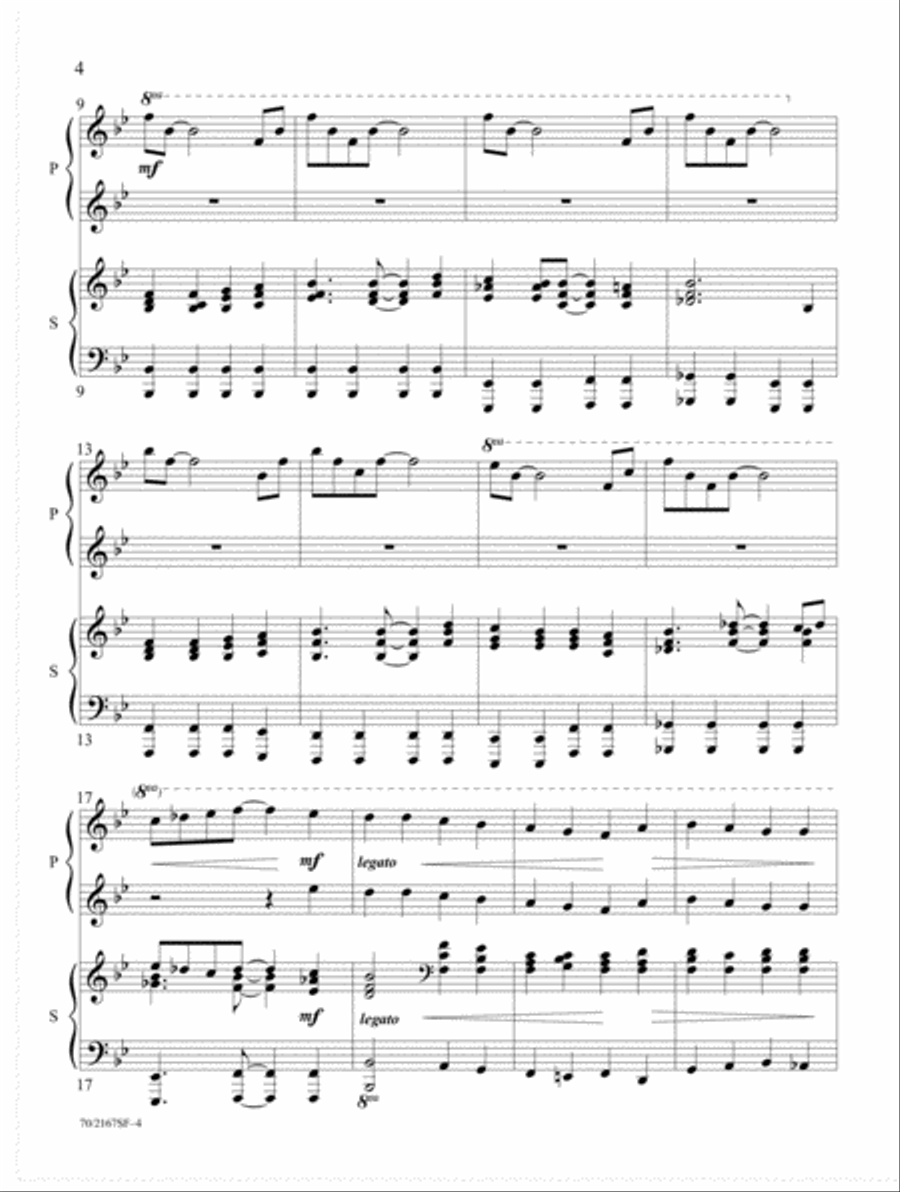 Savior, Lead Us Savior, Lead Us Piano Duet scores gallery preview page 4