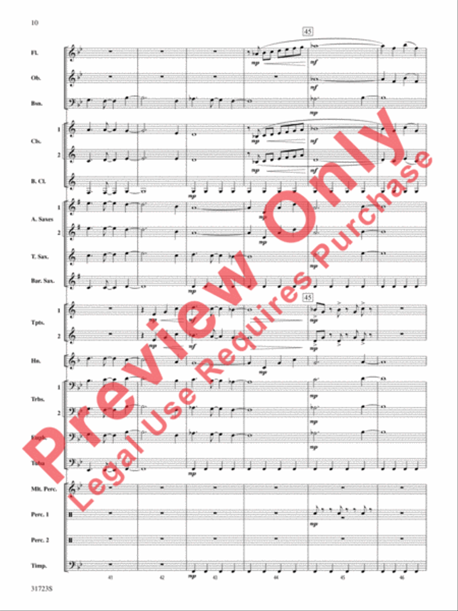 Western Horizons Concert Band scores gallery preview page 11