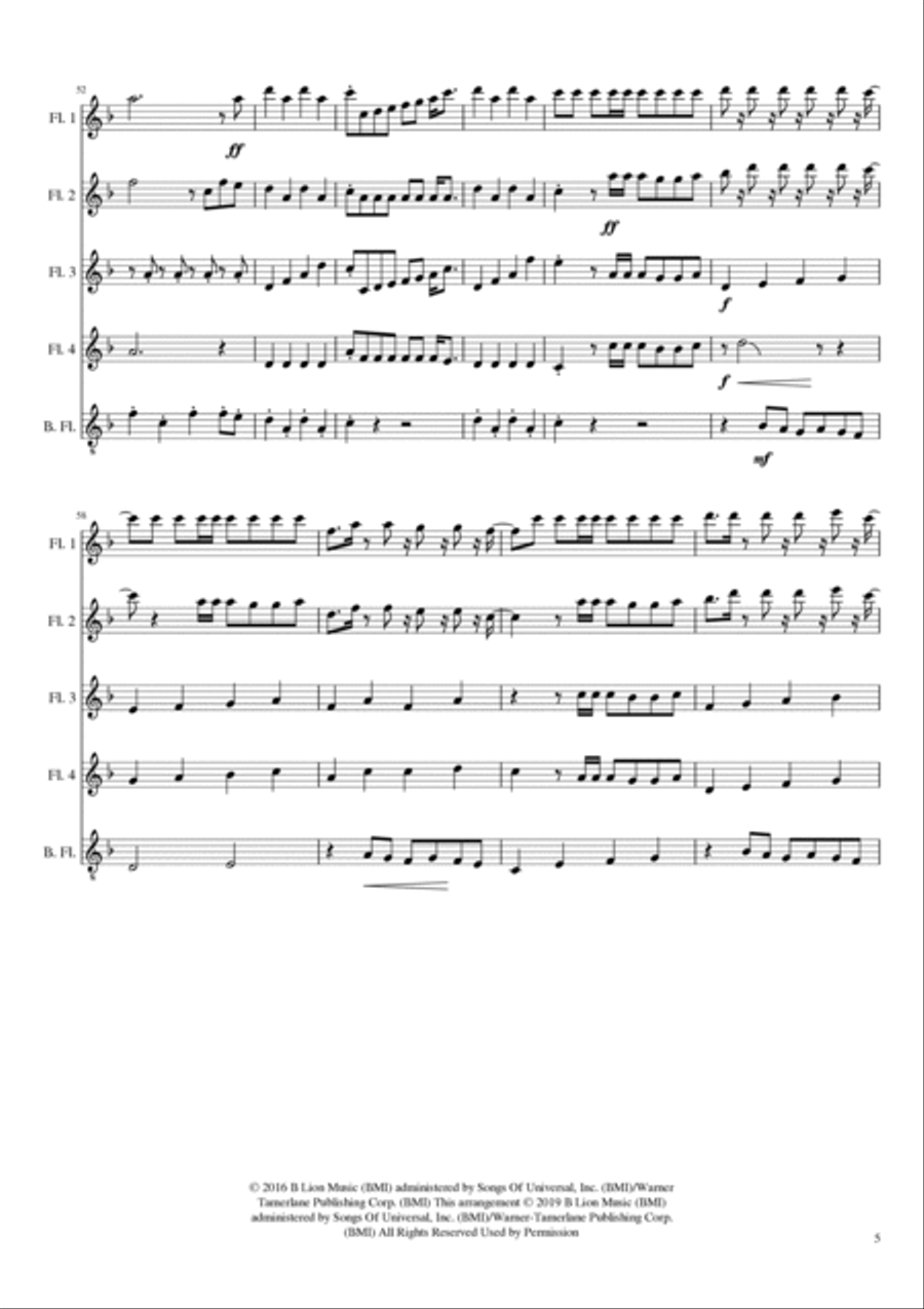 Epilogue Woodwind Quintet scores gallery preview page 5