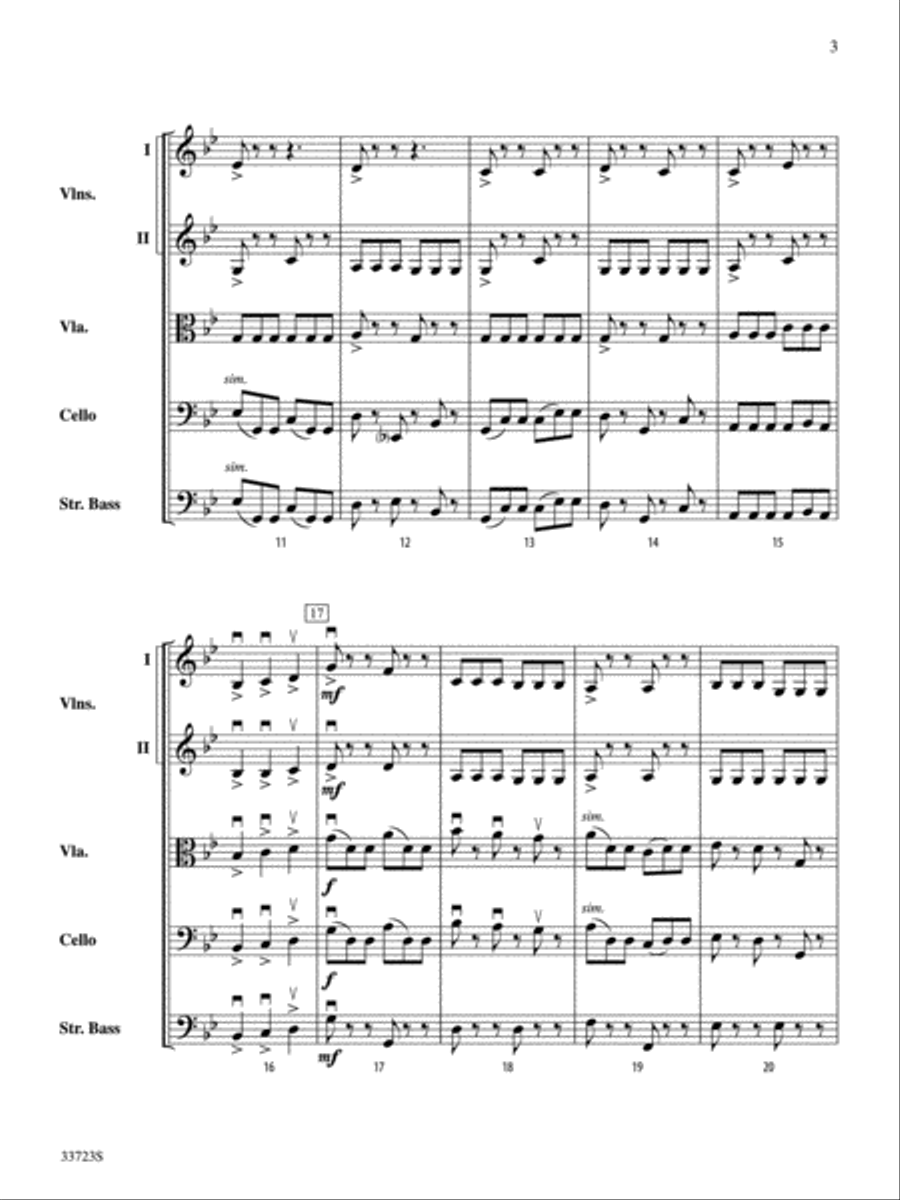 Storm Trail String Orchestra scores gallery preview page 3