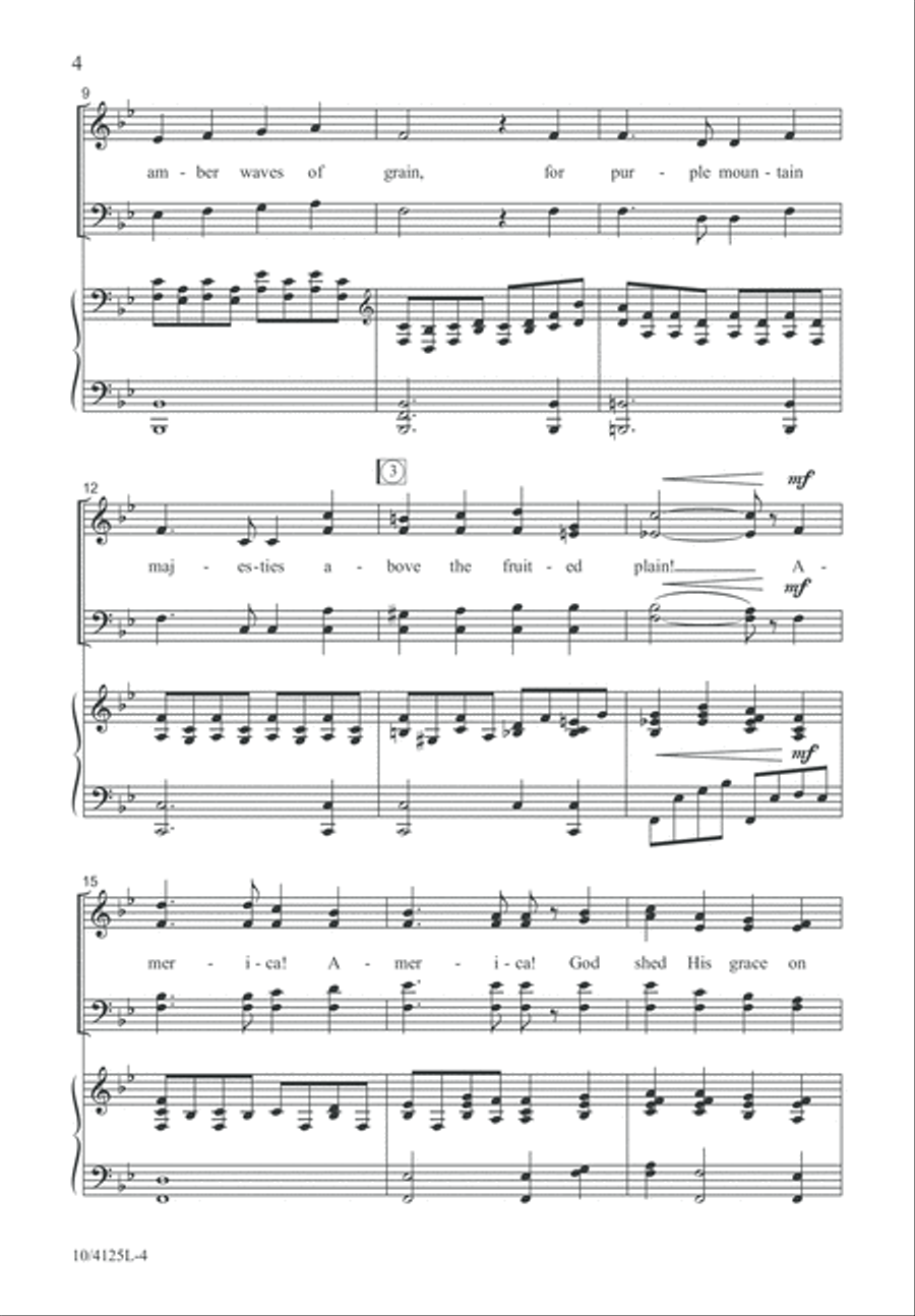 America 4-Part scores gallery preview page 4