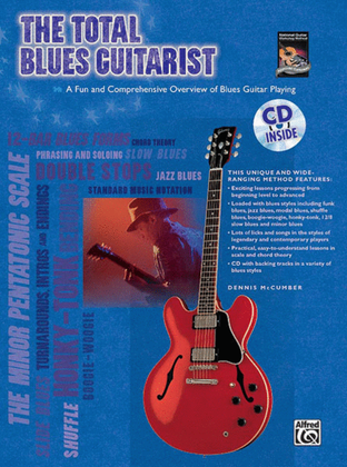 Book cover for The Total Blues Guitarist