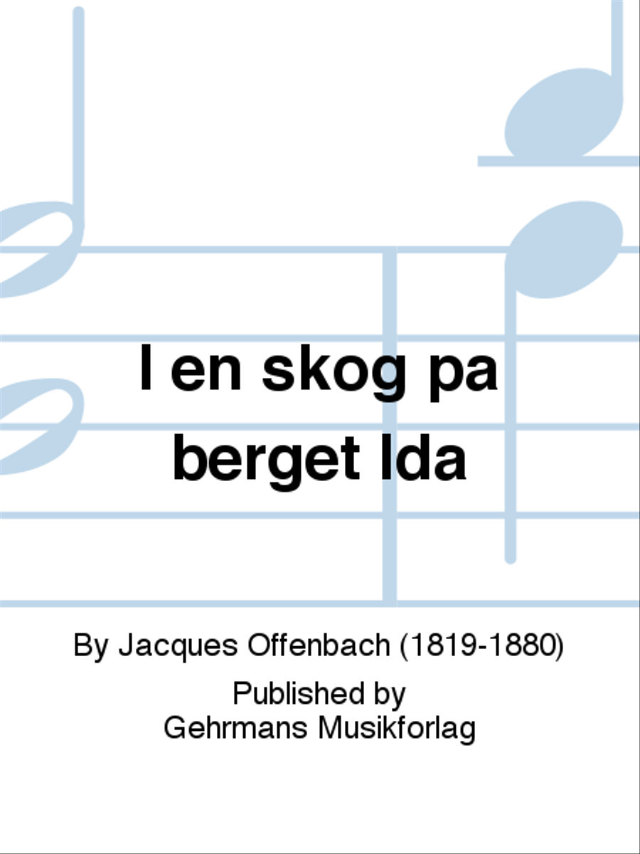 I en skog pa berget Ida Voice scores gallery preview page 1