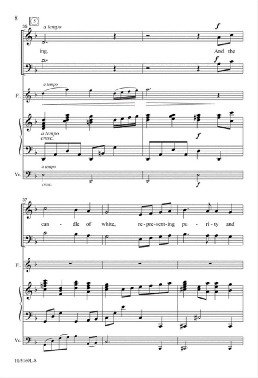 An Advent Reflection 4-Part scores gallery preview page 8