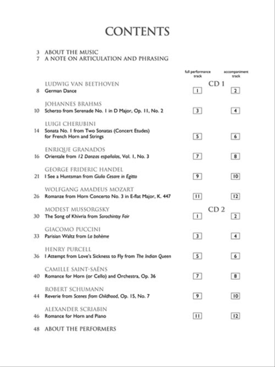 The Horn Collection – Intermediate Level Horn scores gallery preview page 3