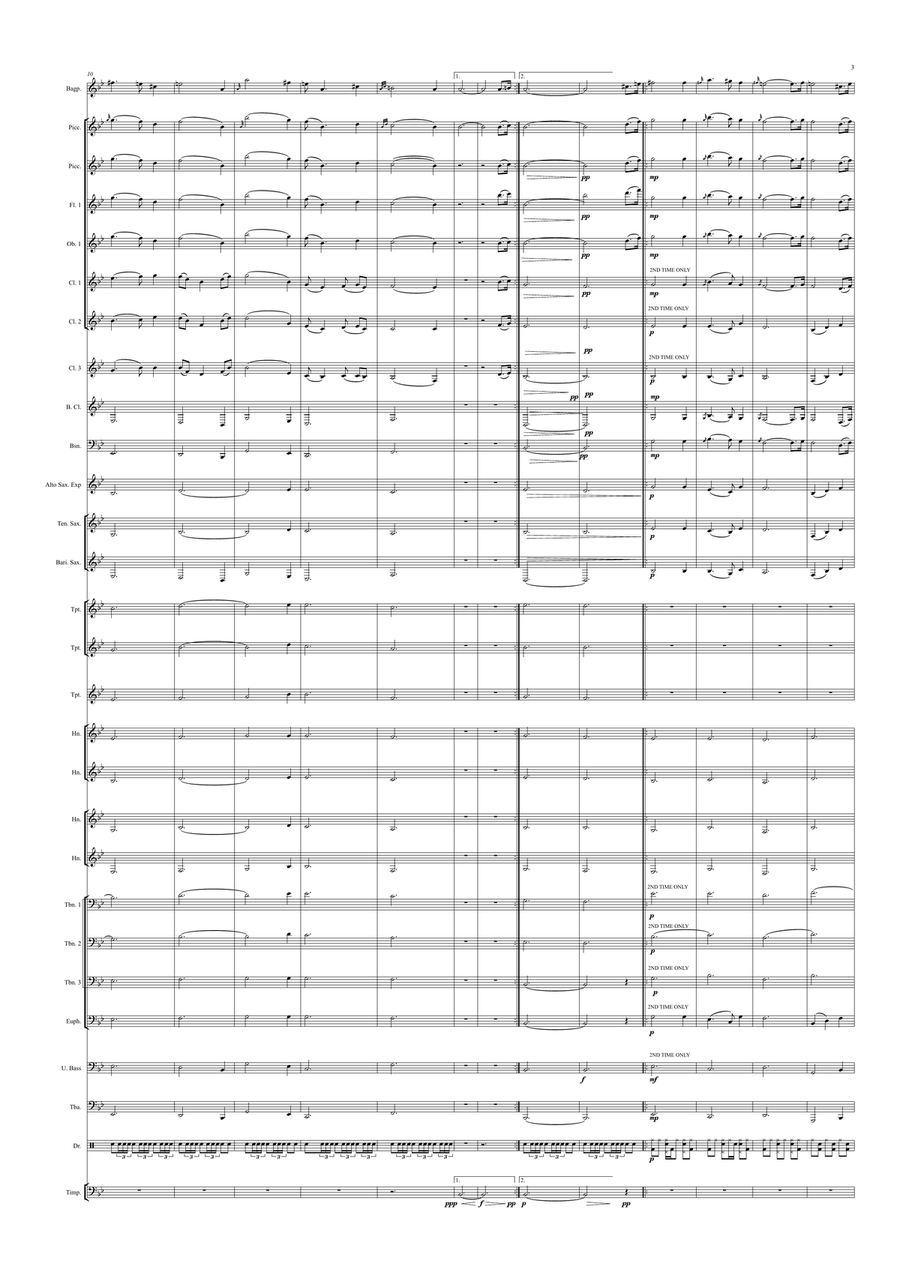 Hector the Hero Concert Band scores gallery preview page 3