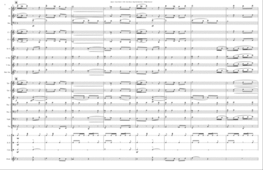Quasar - Concert March - for Concert Band - Grade 2.5 - 3 Concert Band scores gallery preview page 6