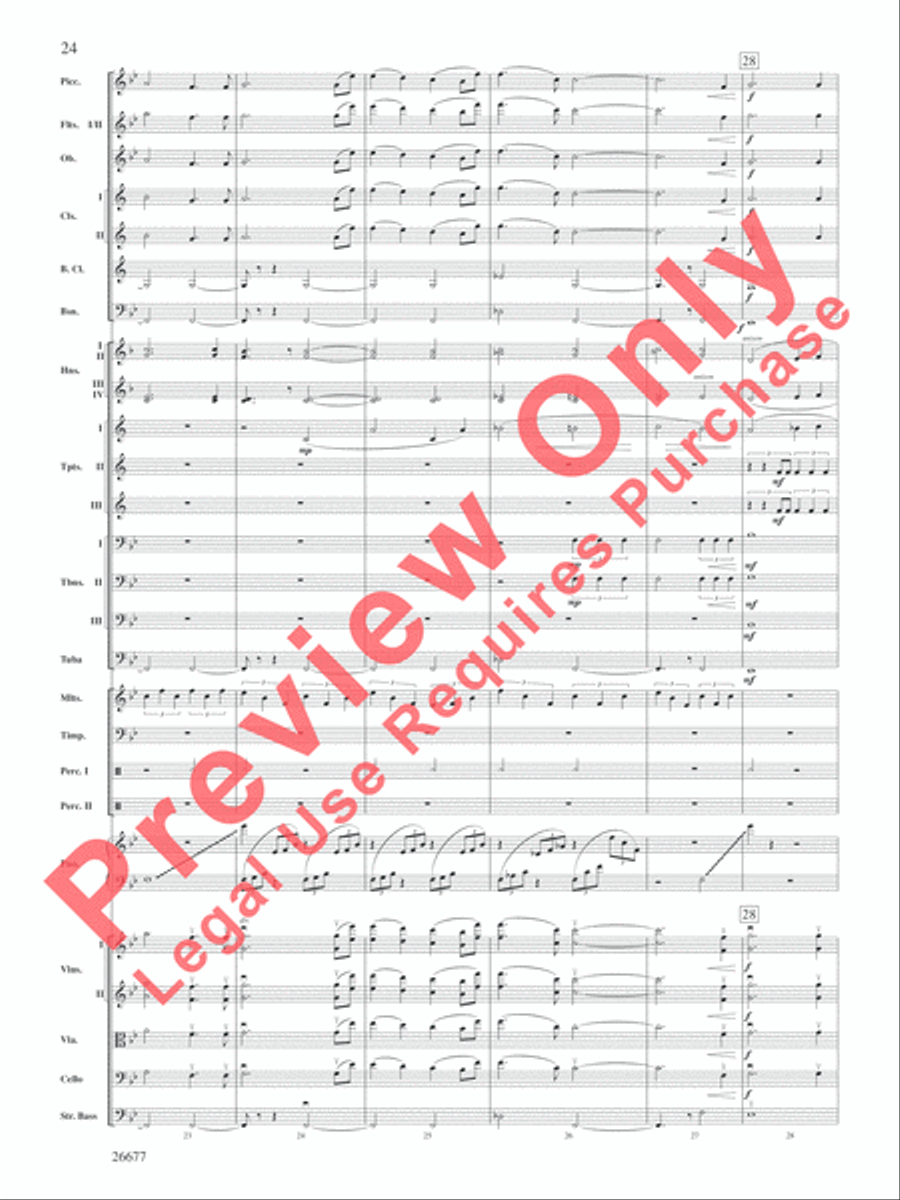 Star Wars Epic -- Part II, Suite from the Full Orchestra scores gallery preview page 57